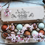 Chicken and Duck Egg Carton Rubber Stamp