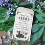 Garden Seed Packet Rubber Stamp