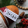 Eat Drink and Be Merry Christmas Baking Gift Tag Stamp