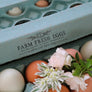Farm Fresh Eggs - Unwashed Eggs Rubber Stamp for Egg Cartons