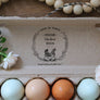 Coop To Table - Fresh Chicken Eggs Rubber Stamp