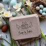 Coop To Table Three Hens Rubber Stamp
