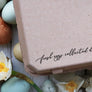 Fresh Eggs Collected Daily Egg Carton Rubber Stamp
