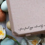 Farm Fresh Eggs Colored By Nature Rubber Stamp