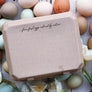 Farm Fresh Eggs Colored By Nature Rubber Stamp