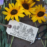 Flower Pot Tea Time Garden Stamp