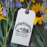 Flower Truck Rubber Stamp
