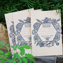 Honey Bee 'Plant These For the Bees' Seed Packet Rubber Stamp