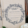 Lavender Wreath 'Plant These for the Bees' Seed Packet Rubber Stamp