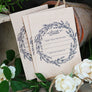 Lavender Wreath 'Plant These for the Bees' Seed Packet Rubber Stamp