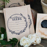 Wildflower Seed Packet Rubber Stamp