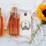 Wild Honey Bee Skep Customizable Rubber Stamp