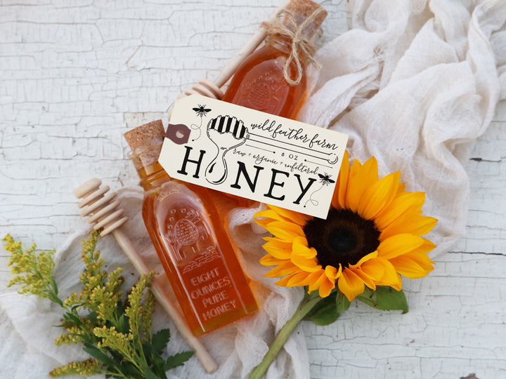 Honey Jar Customizable Rubber Stamp