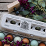 Floral Barn Rubber Stamp