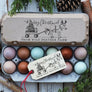 Christmas on the Farm Donkey Wagon Stamp