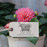 Fresh Flower Cart Rubber Stamp
