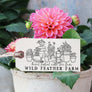 Flower Pot Tea Time Garden Stamp