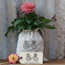 Flower Bicycle Rubber Stamp