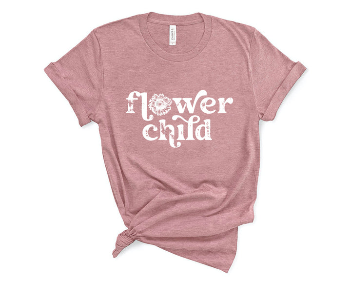 Flower Child Tee in Dusty Orchid
