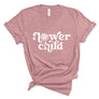Flower Child Tee in Dusty Orchid