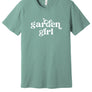 Garden Girl Tee in Heather Dusty Blue