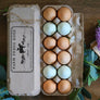 Custom Rubber Stamp - Egg Carton Stamp - Farm Stamp - Fresh Chicken Eggs - Chicken Custom Stamp - Farm Fresh Eggs - Chicken and Cow Stamp