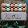 Horse and Chicken Rubber Stamp