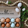 Custom Rubber Stamp - Egg Carton Stamp - Farm Stamp - Fresh Chicken Eggs - Sheep and Chicken Stamp