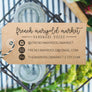 Social Media +Business Card Rubber Stamp