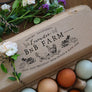 Lavender and Herbs Chicken Rubber Stamp