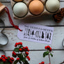 Eat Drink and Be Merry Christmas Baking Gift Tag Stamp