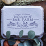 Lavender and Herbs Chicken Rubber Stamp