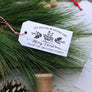Let Heaven and Nature Sing Christmas Gift Tag Stamp