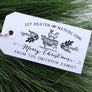 Let Heaven and Nature Sing Christmas Gift Tag Stamp