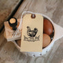 Farm Fresh Chicken Eggs Rubber Stamp