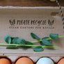 Please Recycle Clean Cartons For Refills Egg Carton Stamp