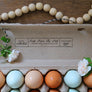Hand Collected - Fresh From the Nest - Unwashed Eggs Stamp