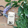 Garden Seed Packet Rubber Stamp