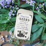 Garden Seed Packet Rubber Stamp