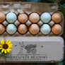 Chicken and Wheelbarrow Gardening Rubber Stamp