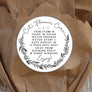 Fresh Cut Flowers Care Instructions Stamp - Flower Bouquet Stamp