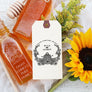 Wild Honey Bee Skep Customizable Rubber Stamp