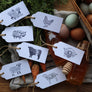 Support Your Local Farmer Rubber Stamp - Honey Bee Stamp