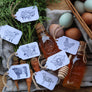 Support Your Local Farmer Rubber Stamp - Honey Bee Stamp