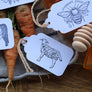 Support Your Local Farmer Rubber Stamp - Cow Stamp