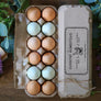 Fresh Chicken Eggs Rubber Stamp