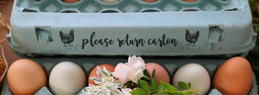 'Please Return Carton' Rubber Stamp