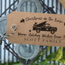 Christmas Tree Truck Gift Tag Stamp