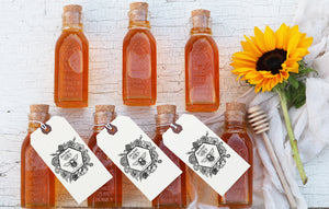 Farm Fresh Honey Customizable Bee Rubber Stamp